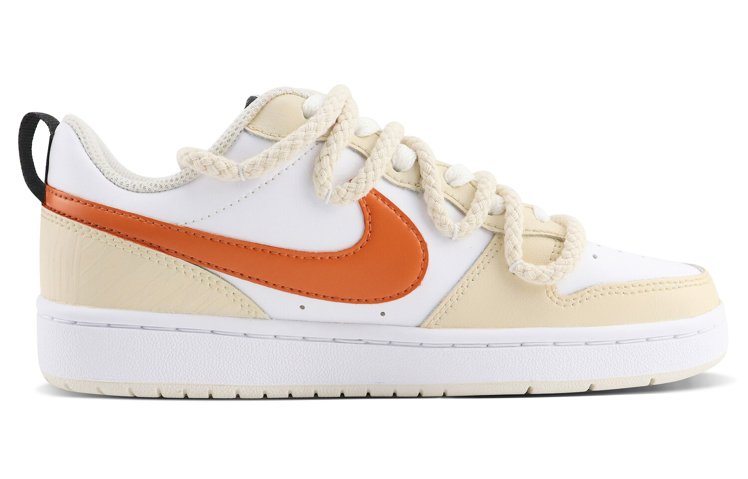 

Кроссовки Nike Court Borough Skateboarding Shoes Women's Low-top Beige/Yellow, цвет Wheat