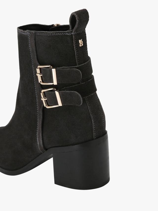 Таня замшевые ботильоны с пряжкой KG Kurt Geiger, цвет Grey Mid — фото 4