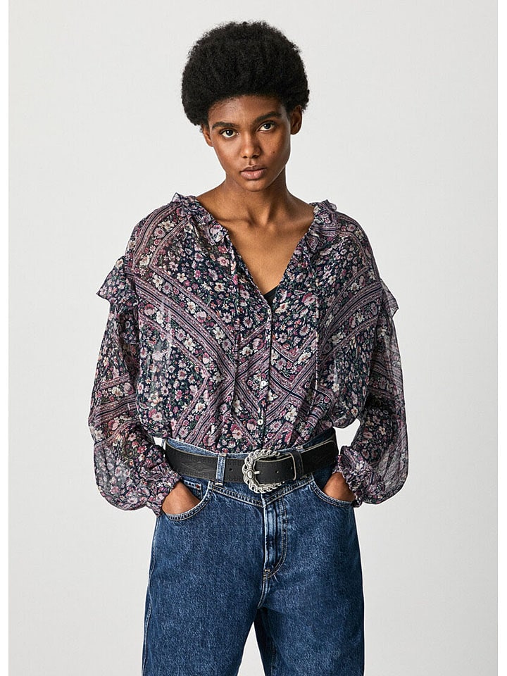 

Блузка Lexy Pepe Jeans, цвет lila/bunt