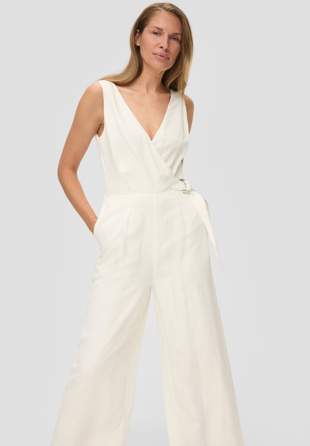 

Комбинезон OVERALL AUS IN WICKEL-OPTIK s.Oliver BLACK LABEL, молочный