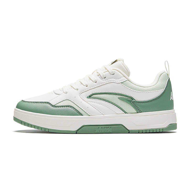 

Кроссовки ANTA Skateboarding Shoes Women's Low-top Ivory/ripe Jasmine Green, слоновая кость/зеленый