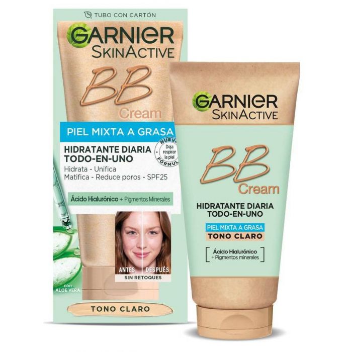 

BB-крем Skin Active BB Cream Matificante para Pieles Mixtas a Grasas Garnier, Claro