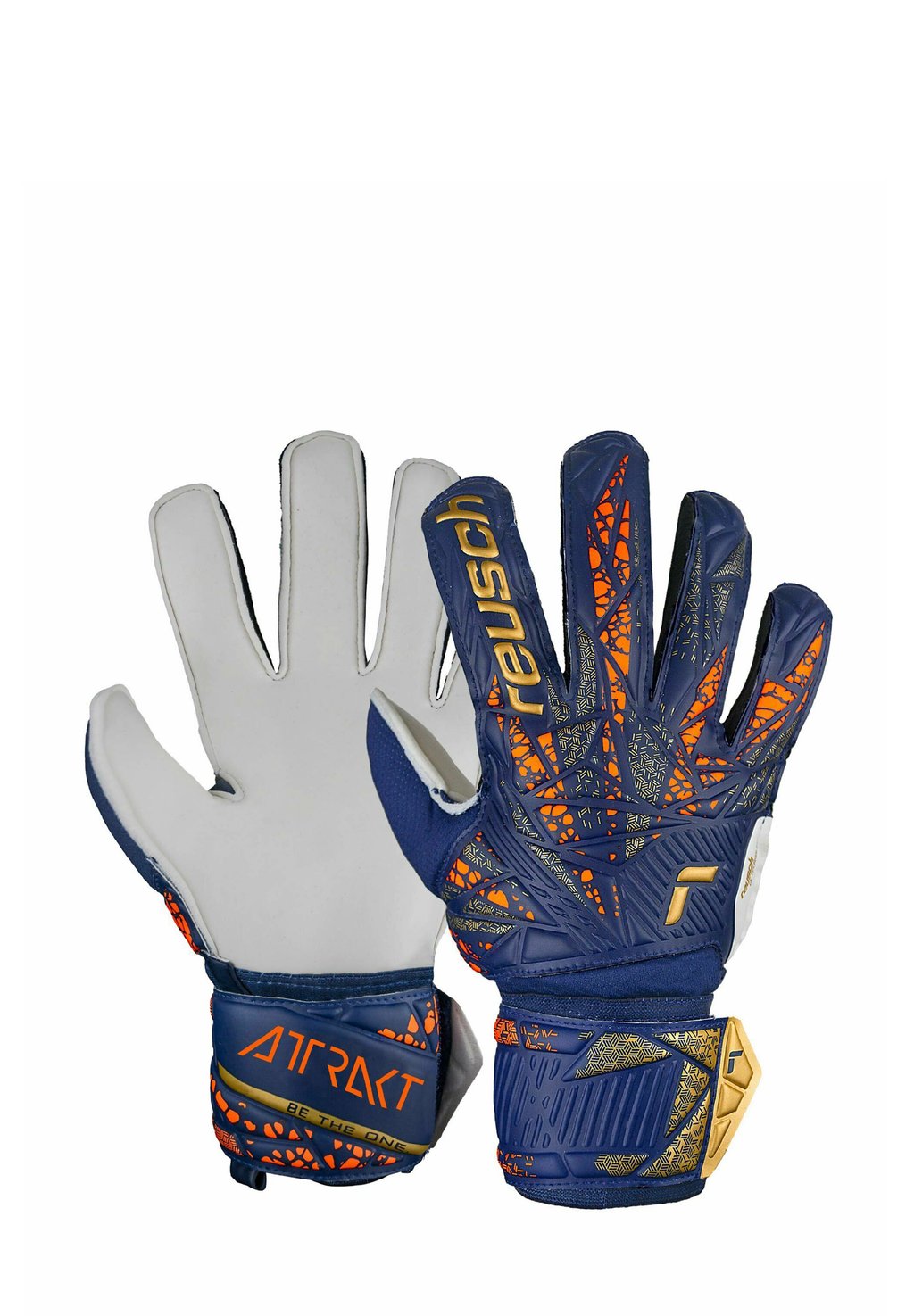 

Вратарские перчатки ATTRAKT SOLID Reusch, синий