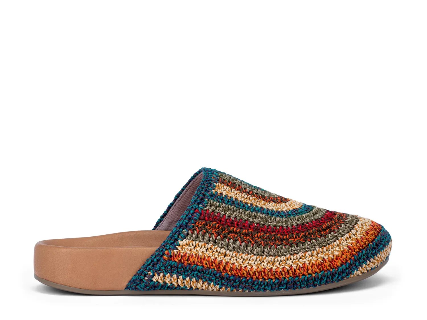 Сабо The Sak Bolinas Crochet Clog, бургундия — фото 2