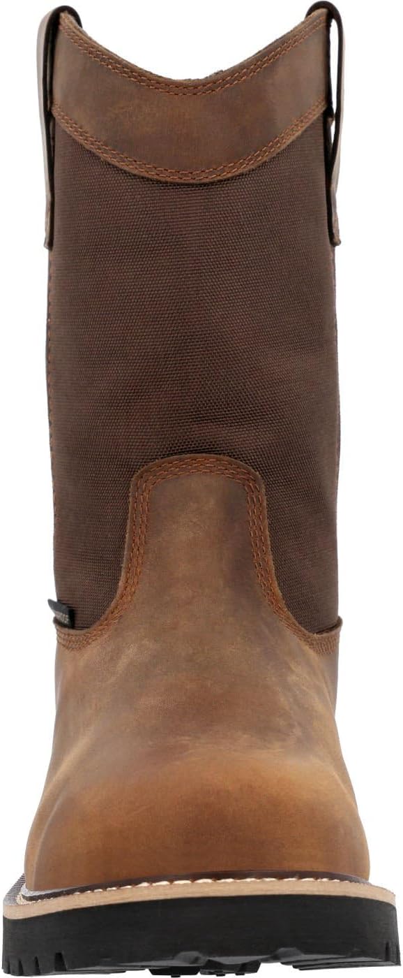 Ботинки Georgia Boot Core 37 Waterproof, водонепроницаемые, 25 см с запрокидным верхом, коричневый — фото 4
