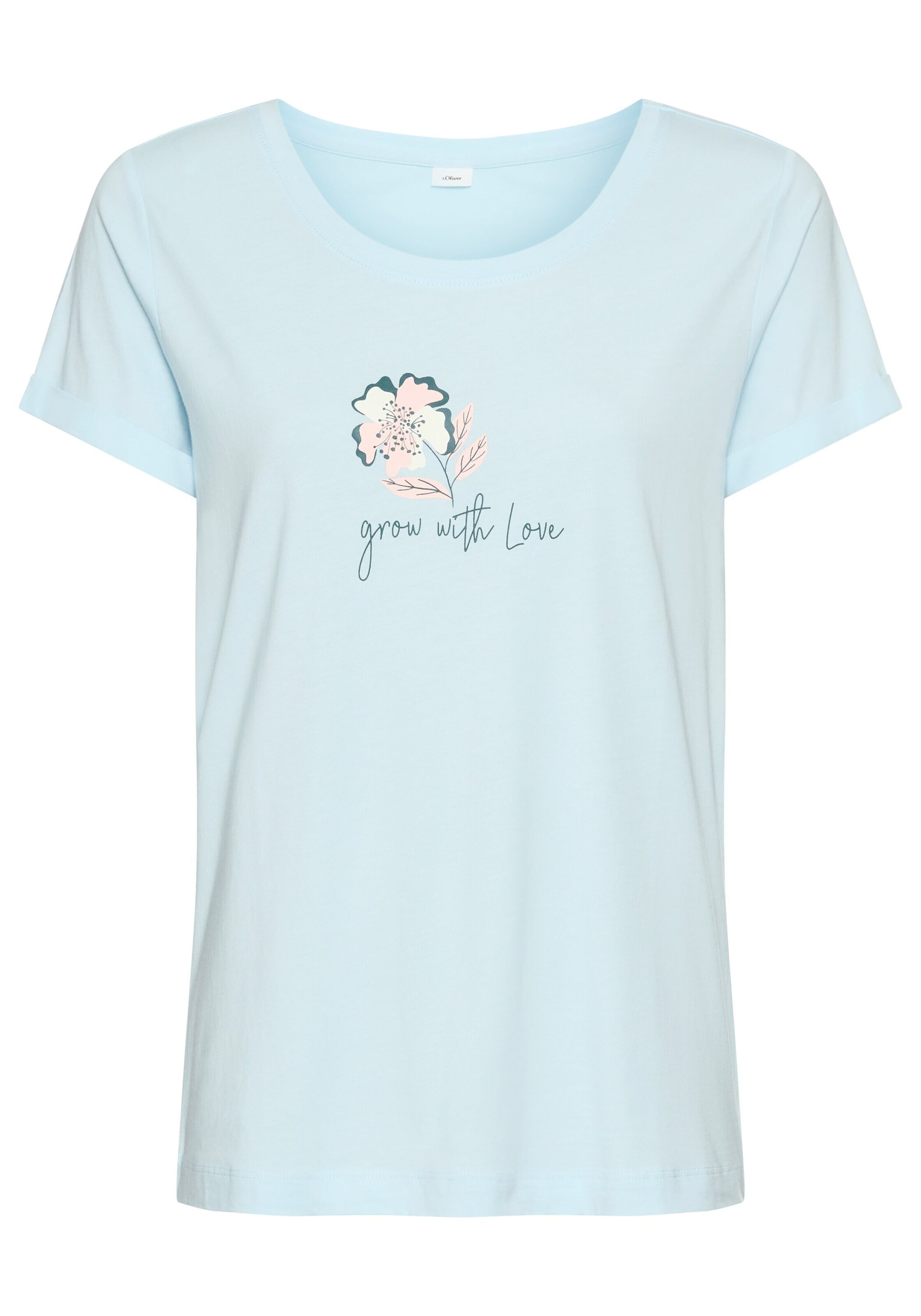 

s.Oliver Пижамная рубашка в синем цвете