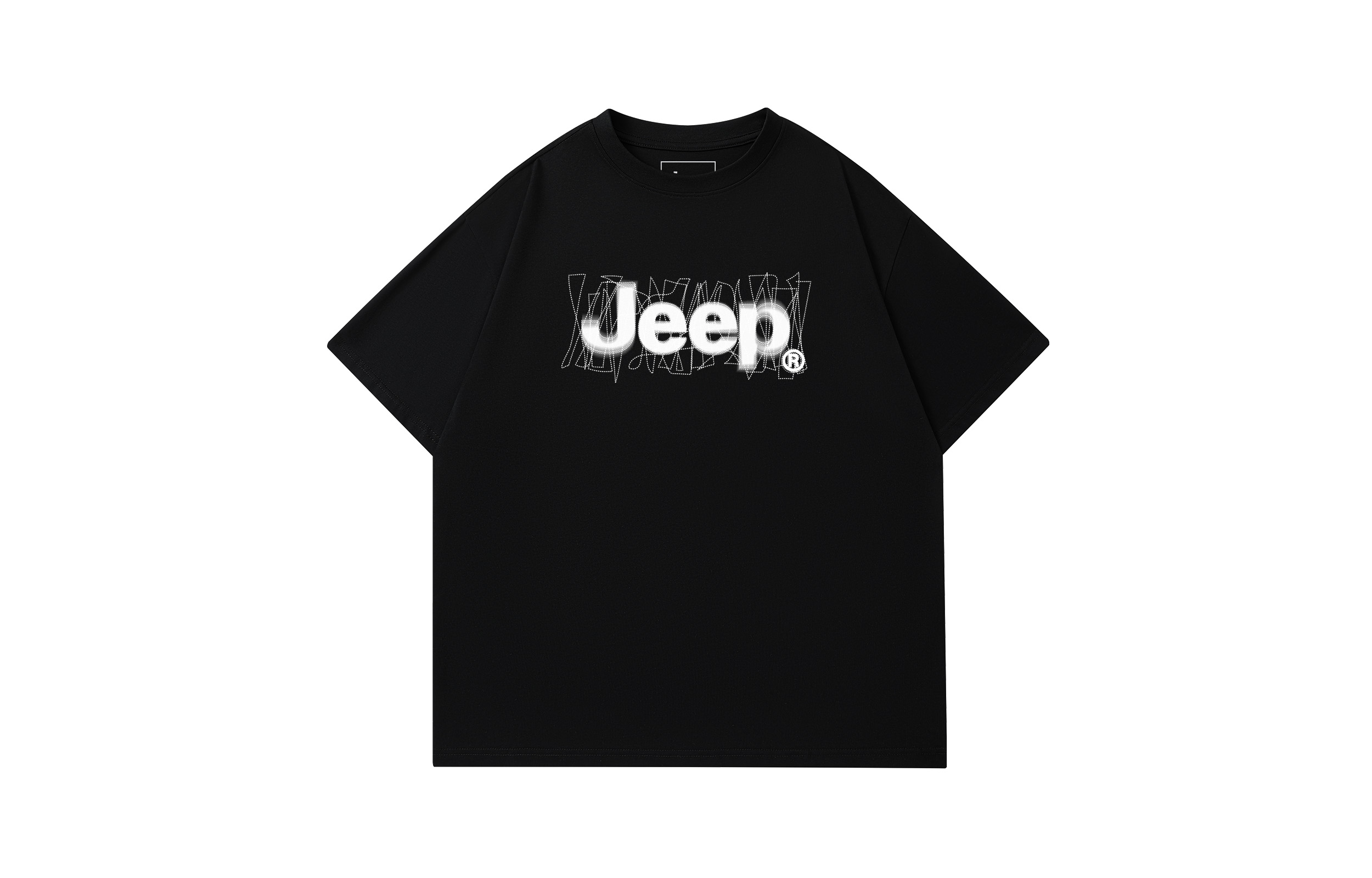 

Футболки унисекс с круглым вырезом, средней плотности Jeep, pure черный