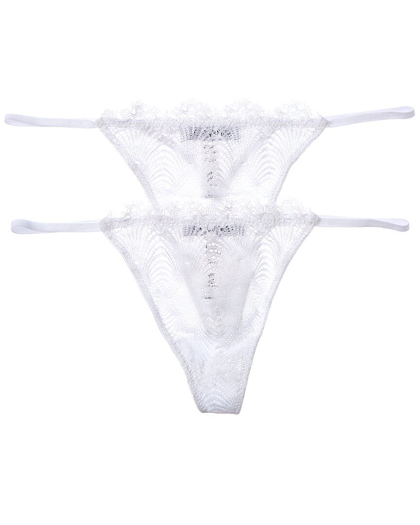 

Cosabella 2 шт Allure стринги, белый