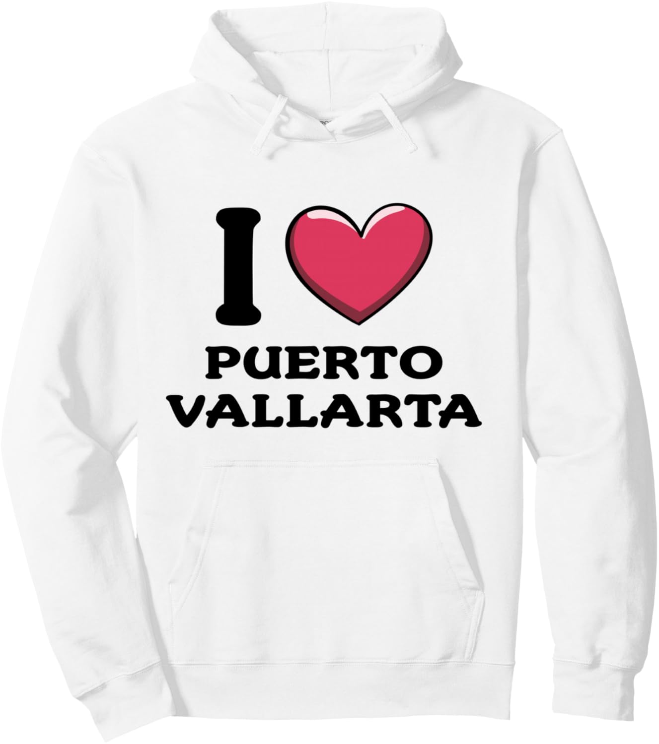 

Худи с надписью «Я люблю Пуэрто-Вальярта, Мексика» Mexico Love Apparel, белый