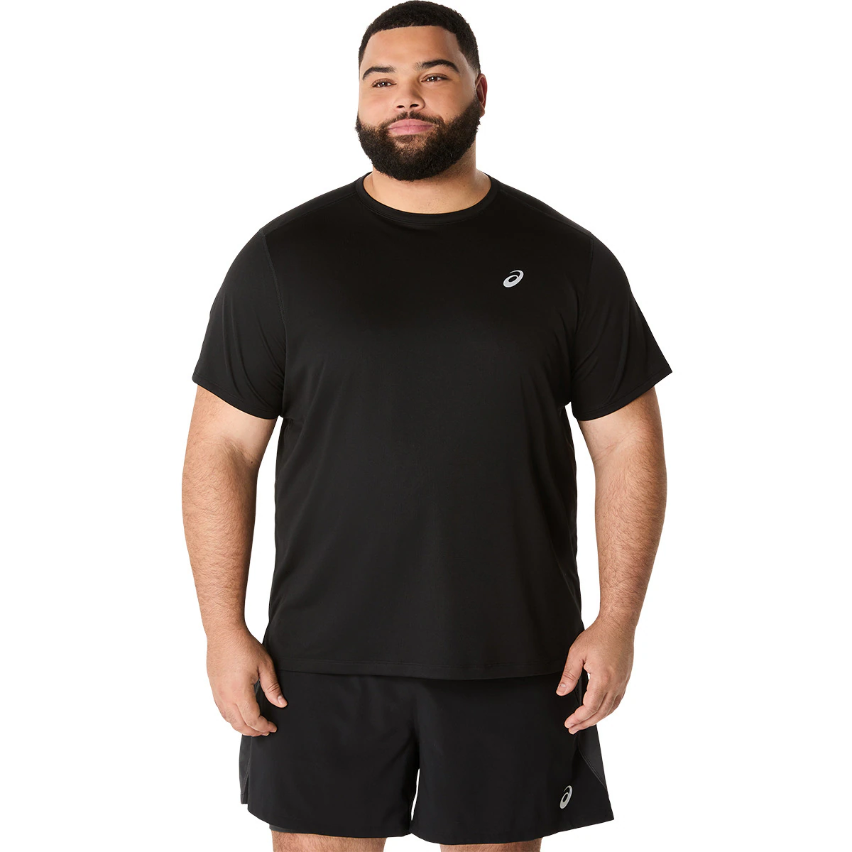

Мужские беговые футболки ASICS CORE SS TOP, черный