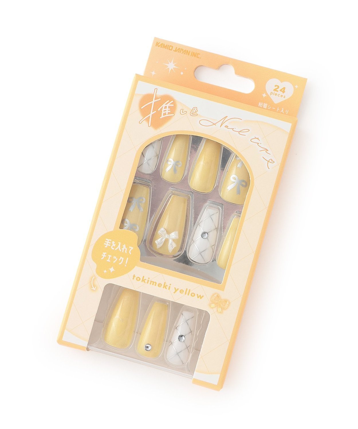Накладные ногти "oshi color" Lovetoxic, yellow