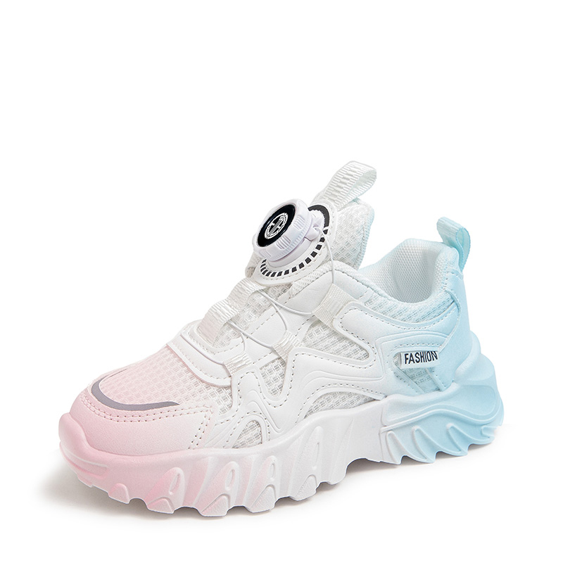 

Дышащие, легкие, амортизирующие, низкие кроссовки для детей Yi Jiabao, розовый