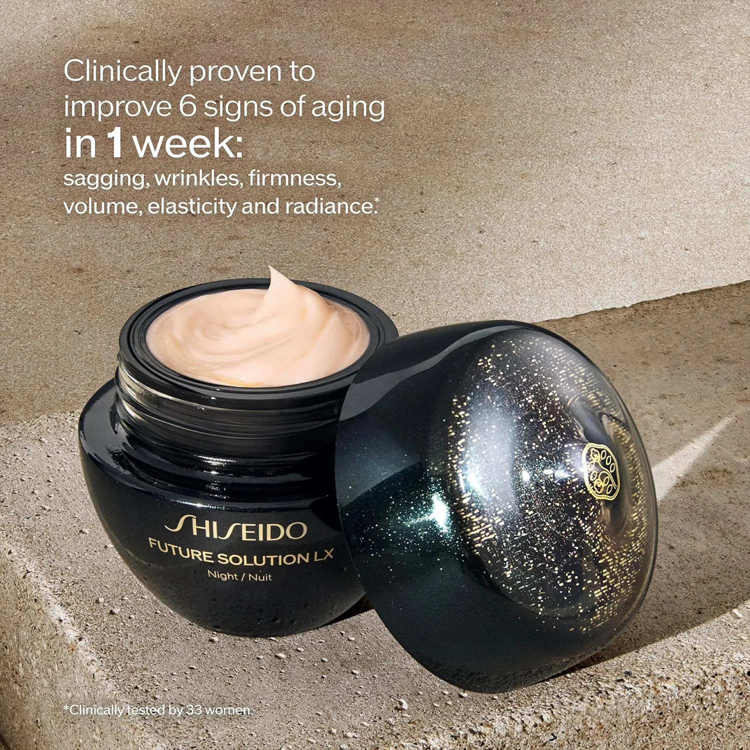 Крем для лица Shiseido — Future Solution LX Total Regenerating Cream - - Ночной увлажняющий против старения, 50 мл — фото 2
