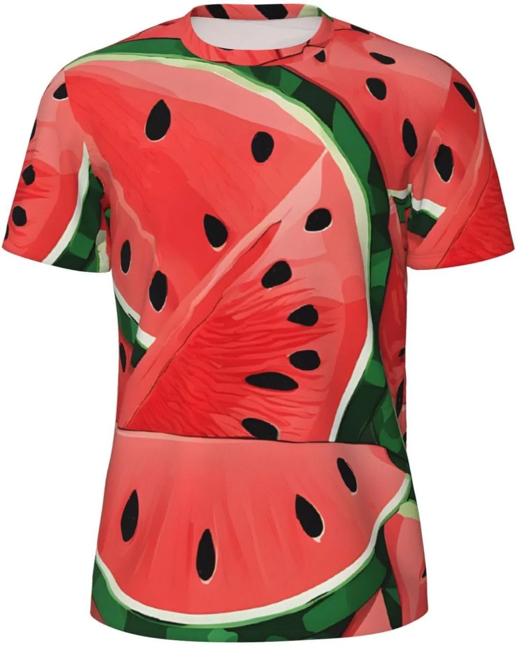 

Футболка мужская Red Watermelon, сетчатая, с коротким рукавом DCEHGEW