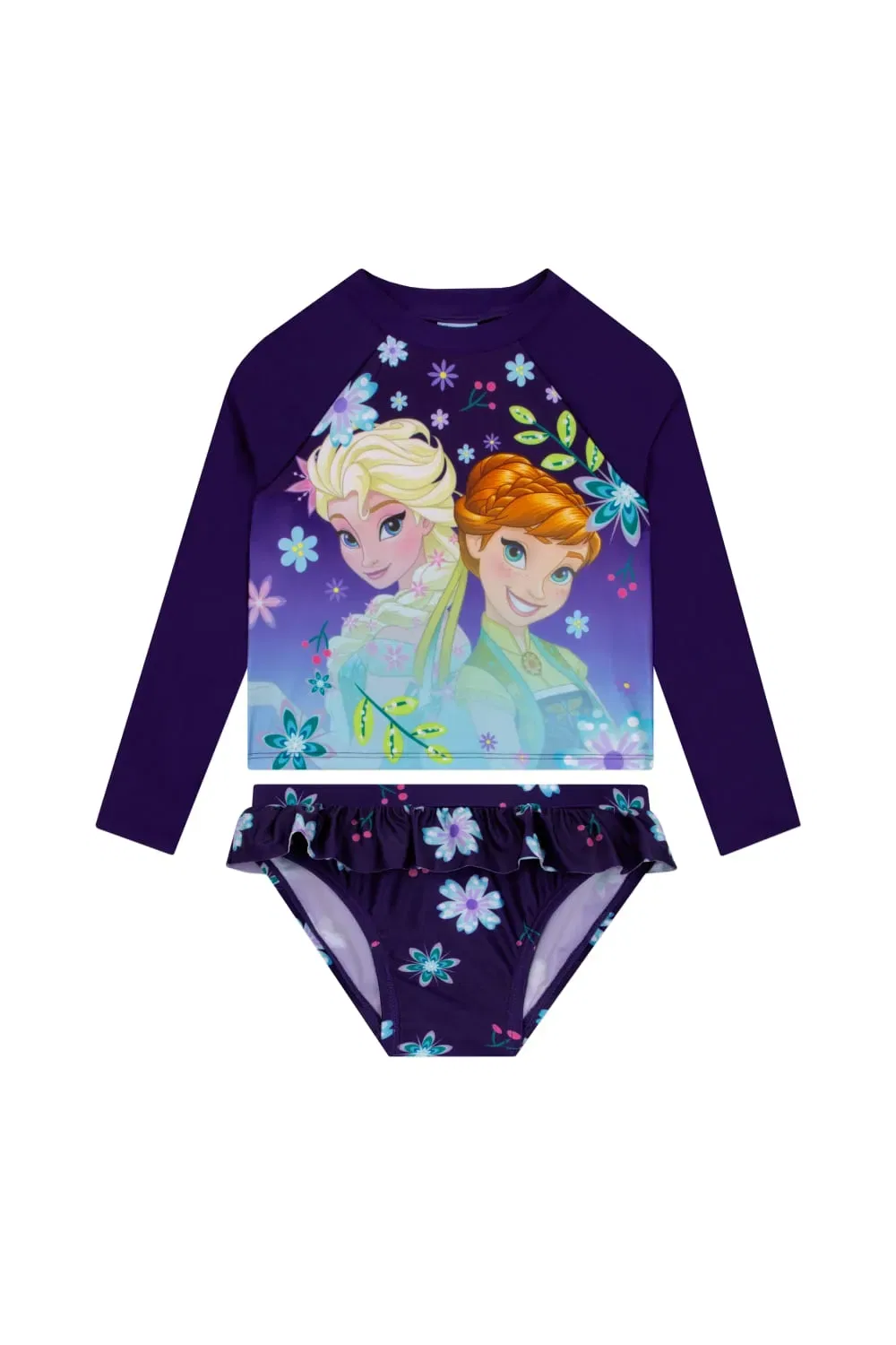 Купальник Frozen с длинным рукавом Disney, синий
