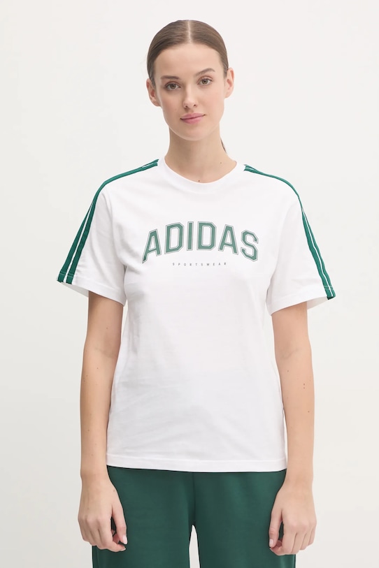 

Футболка хлопковая W L SOFTS Collegiate Adidas, белый