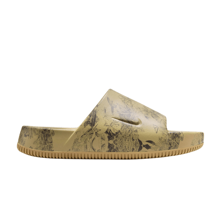 

Кроссовки Calm Slide 'Printed - Wildlife', желто-коричневый