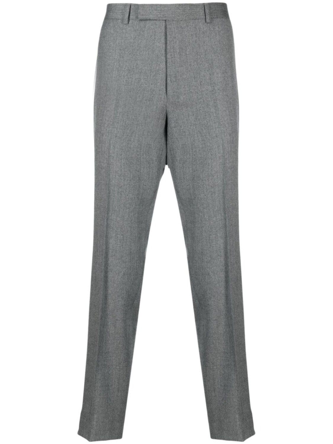 

Zegna шерстяные брюки чинос строгого кроя, серый