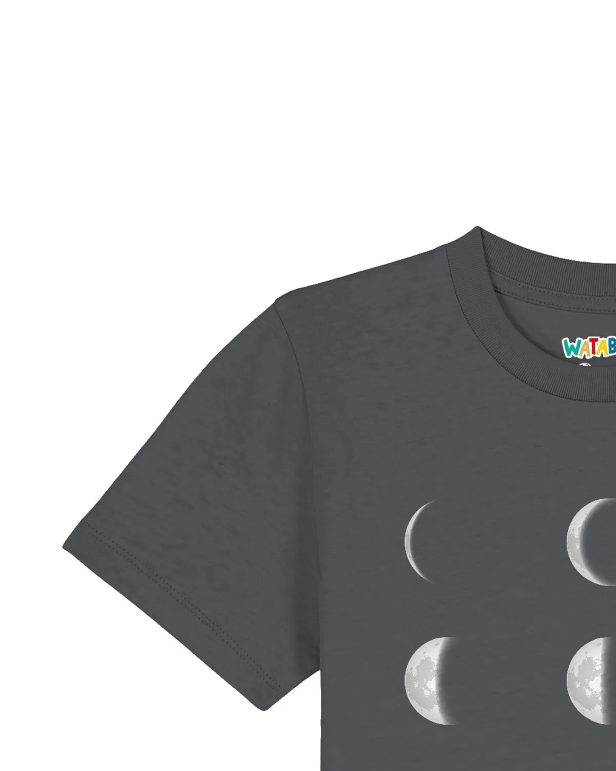 Футболка 'Moonphases' Watabout.Kids, Grey/Anthracite — фото 3