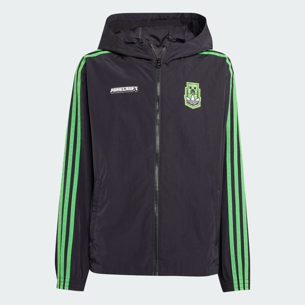 

Ветровка Adidas Originals X Minecraft Windbreaker Kids, черный