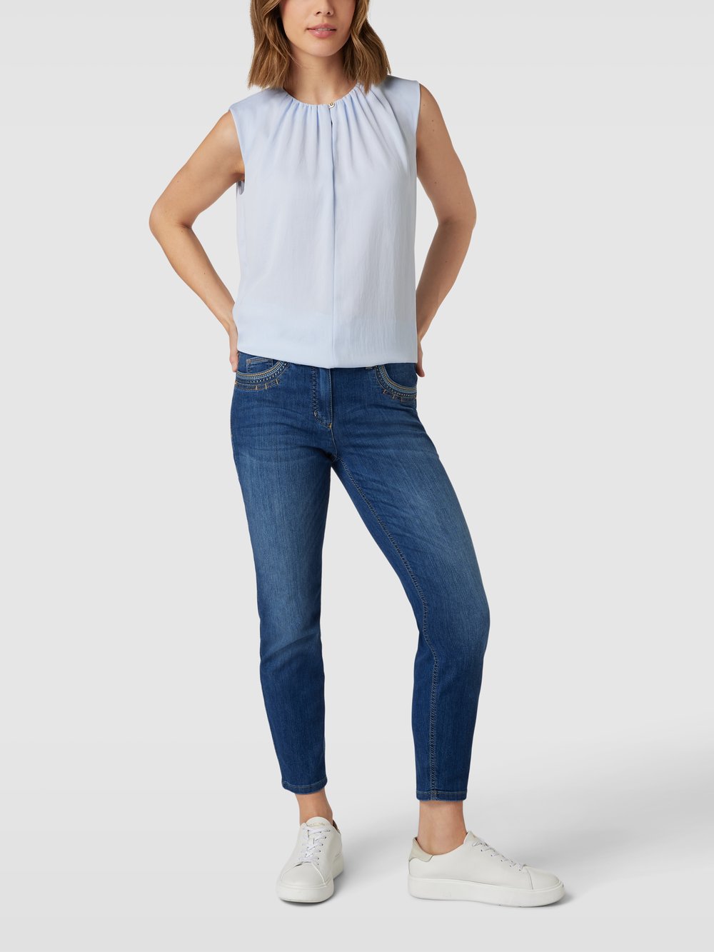 

Джинсы с 5 карманами Gerry Weber Edition, темно-синий