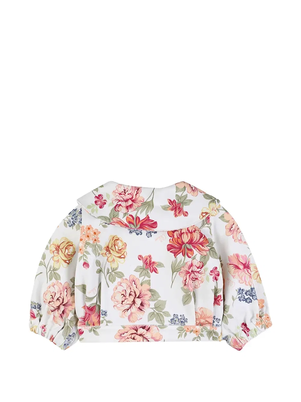 Куртка с цветочным принтом Chloé Kids, белый — фото 2