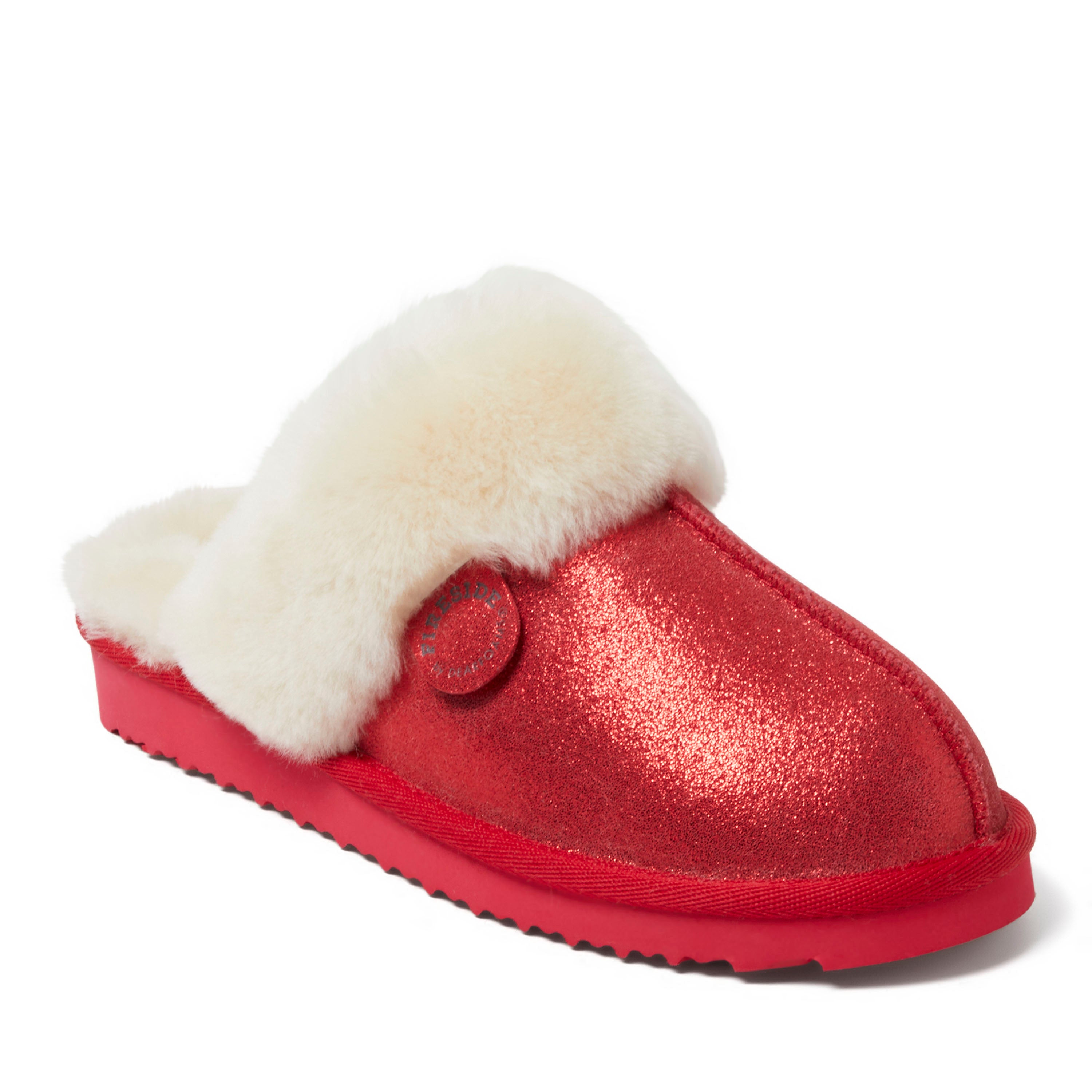 

Женская куртка Fireside By Dearfoams Sydney из натуральной овчины Scuff, цвет poppy