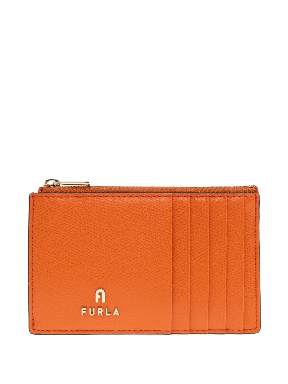 

Кардхолдер Camelia на молнии Furla, оранжевый
