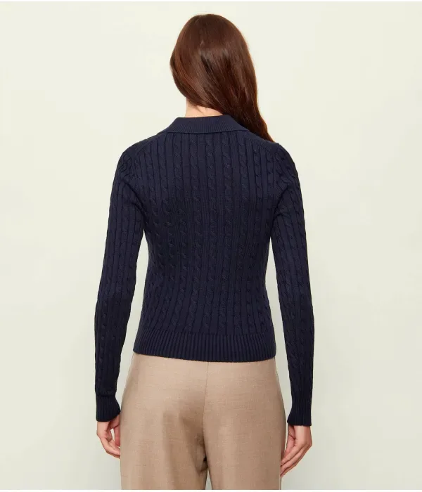 Кардиган slim fit Polo Ralph Lauren, темно-синий — фото 3