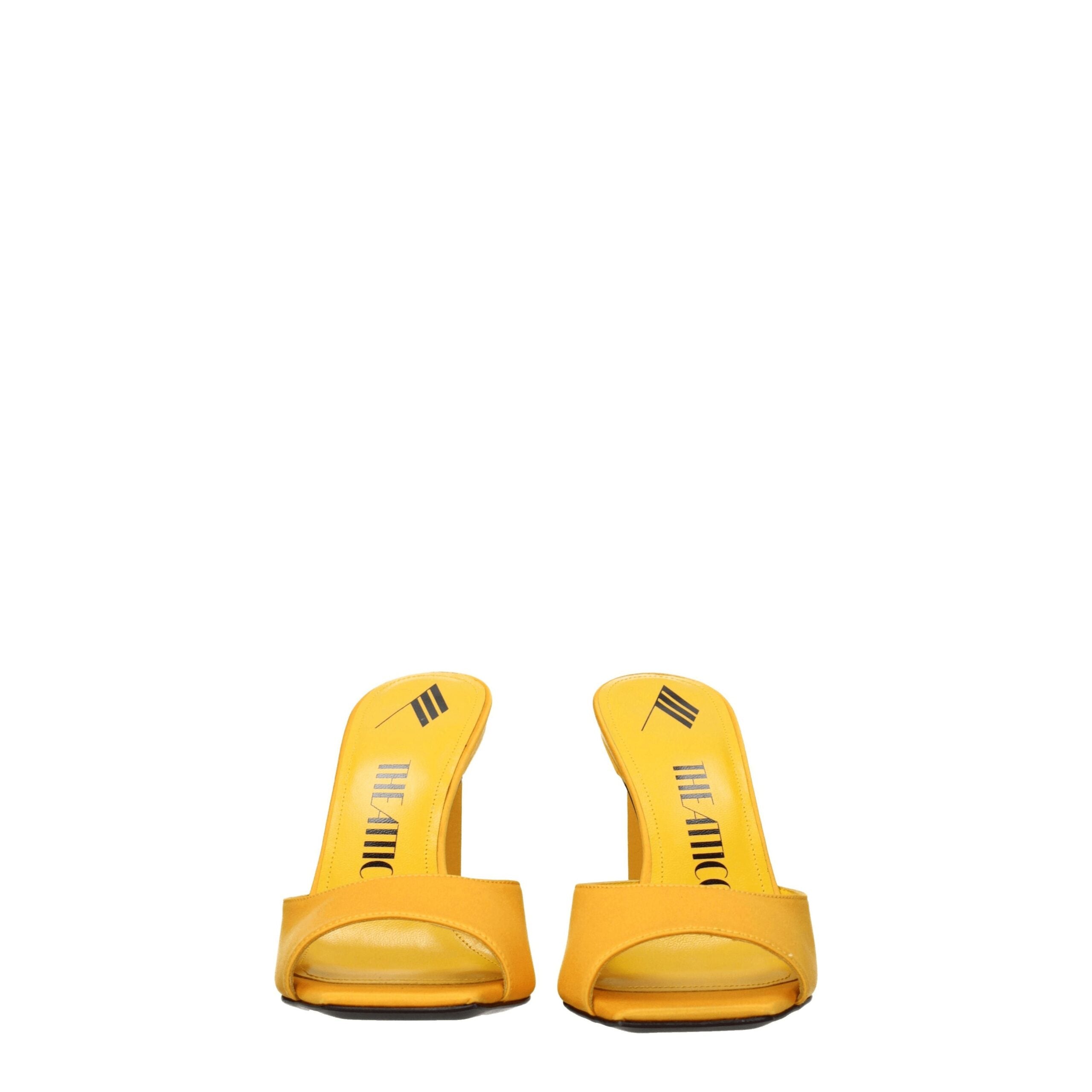 The Attico Satin Women's Sandal, оранжевый — фото 3
