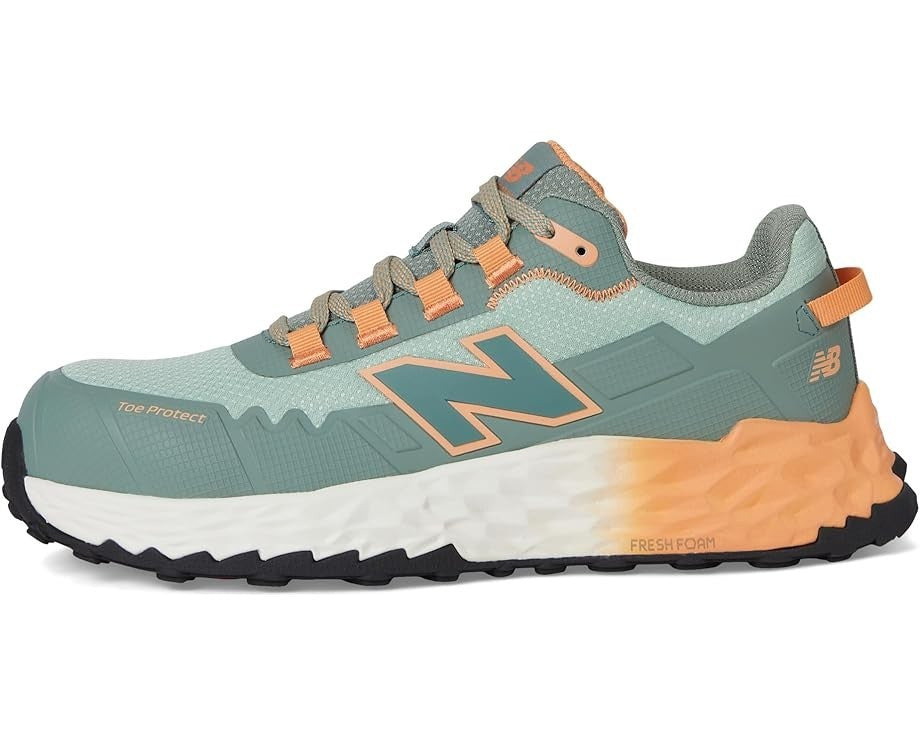 Женские рабочие туфли New Balance Cremorne Aqua Pumpkin с композитным носком VER281, зеленый — фото 2