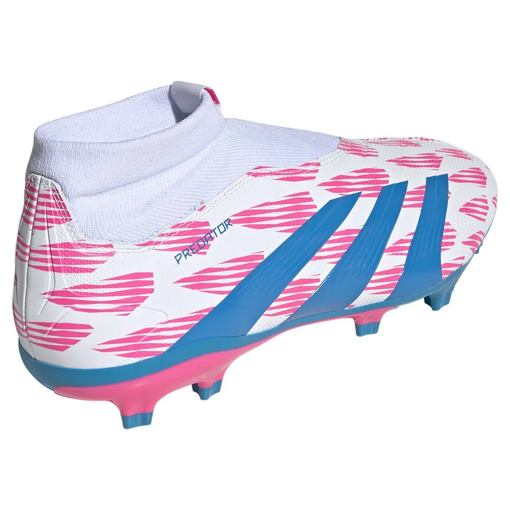 Футбольные бутсы adidas Predator League Laceless FG, белый — фото 4