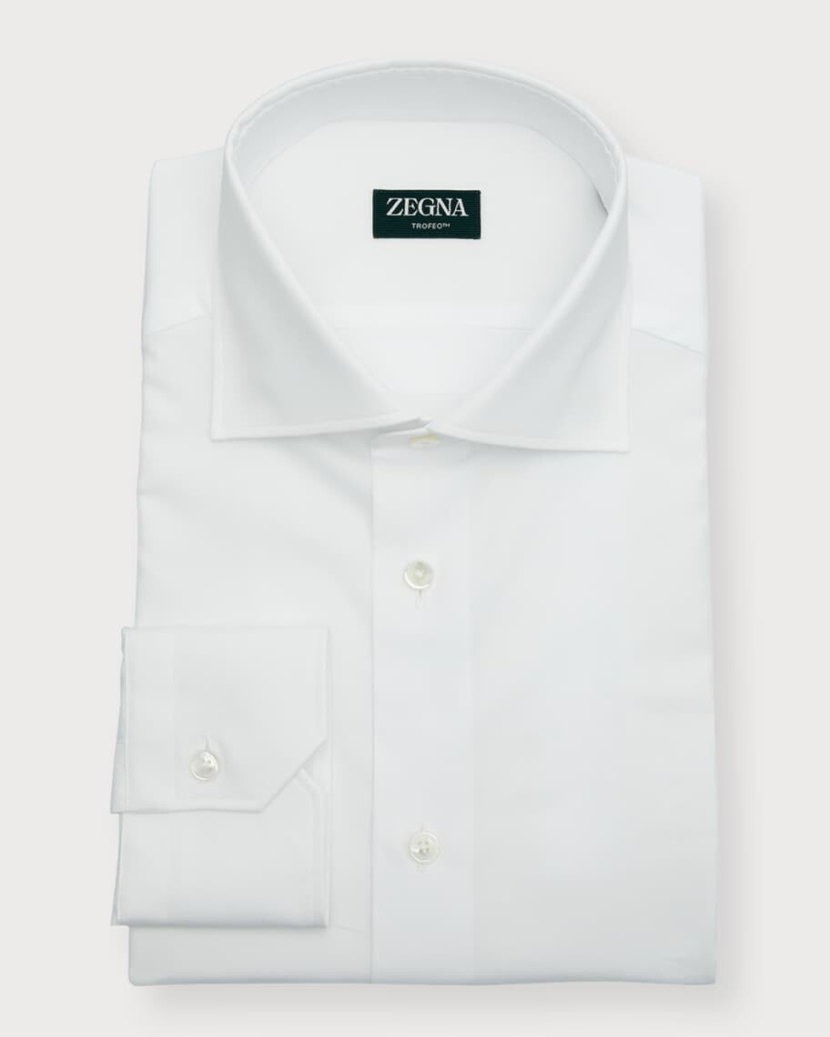 

Мужская классическая рубашка Trofeo из хлопка ZEGNA