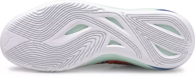 Баскетбольные кроссовки Puma Fusion Nitro Spectra, оранжевый/синий — фото 2