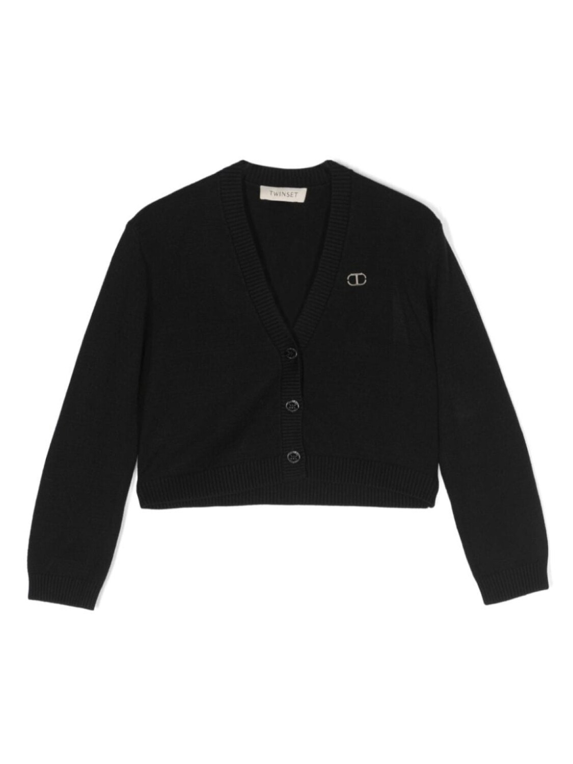 

Twinset кардиган с логотипом, черный