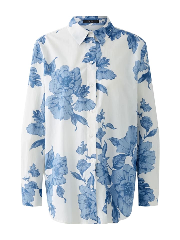 

Блузка Oui, цвет blue white