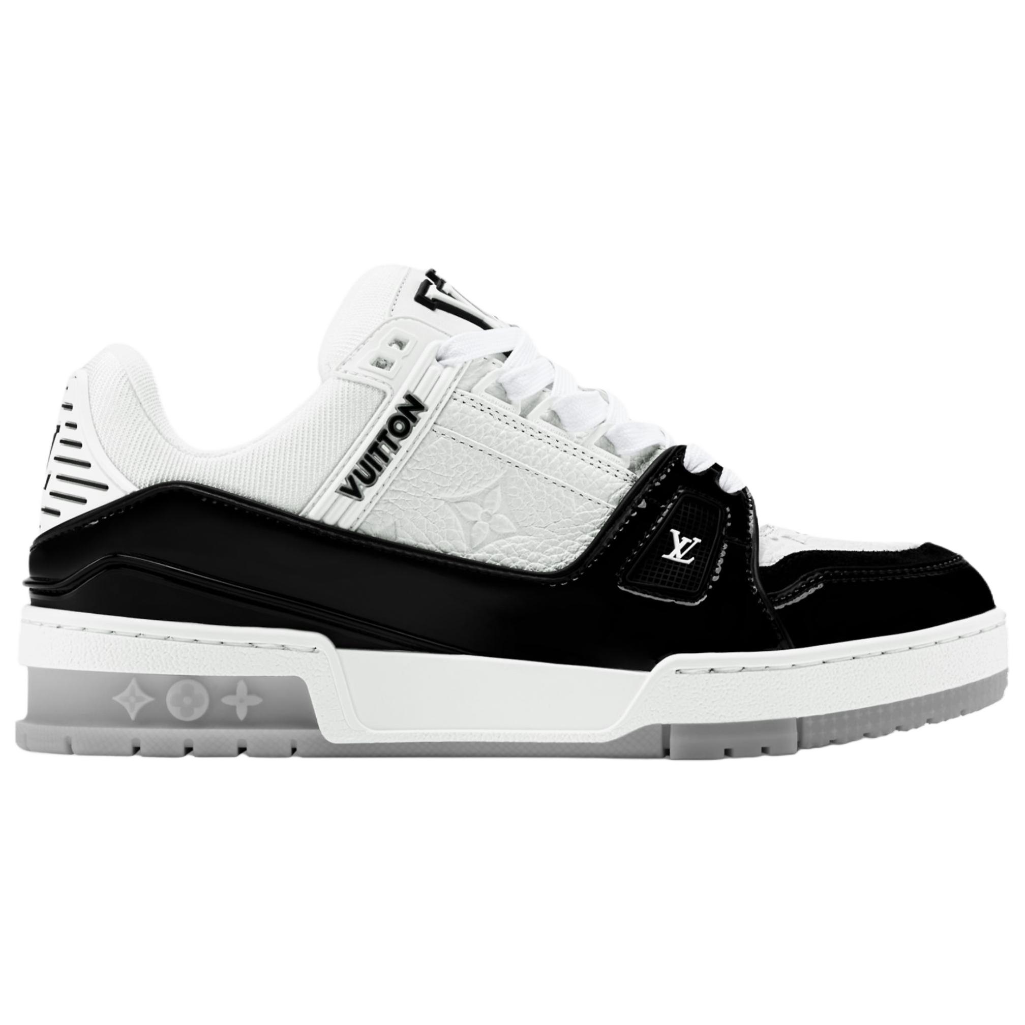 LOUIS VUITTON Тренировочные кроссовки Low top Skateboard для женщин Black White — фото 3