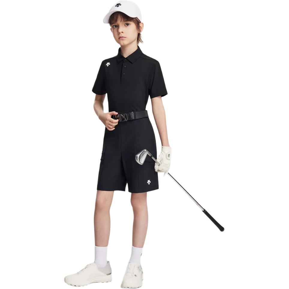 

Детские тонкие шорты Descente, bk-черный