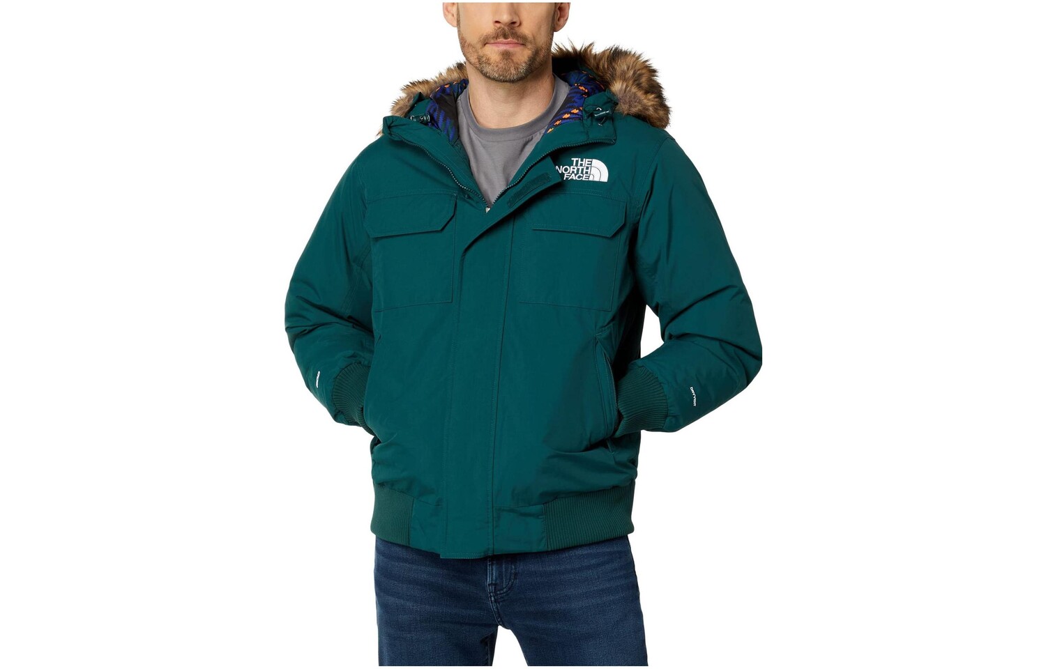 

Куртка мужская зеленая The North Face, зеленый