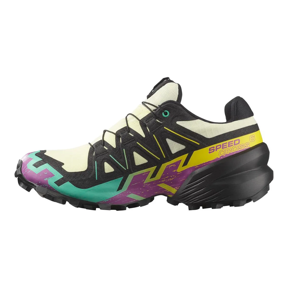 Женские трейловые кроссовки SPEEDCROSS 6 GTX W SALOMON Salomon, желтый/черный — фото 4