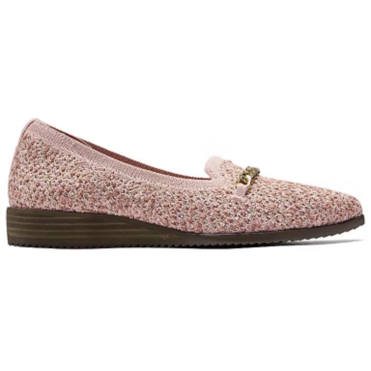 Современные удобные женские повседневные туфли женские розовые Skechers — фото 2