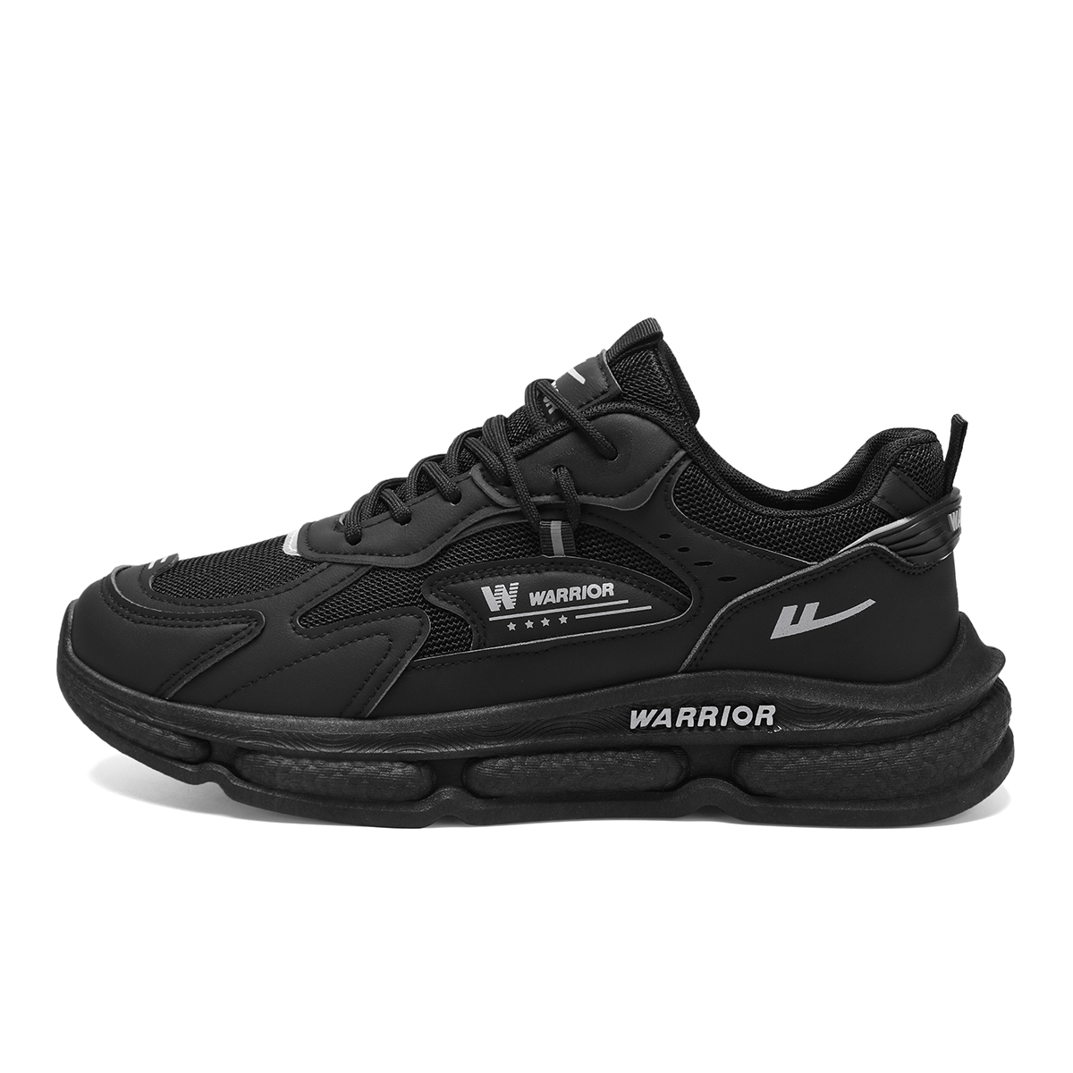 

Амортизирующие легкие износостойкие низкие массивные кроссовки Black Warrior, цвет Black Warrior