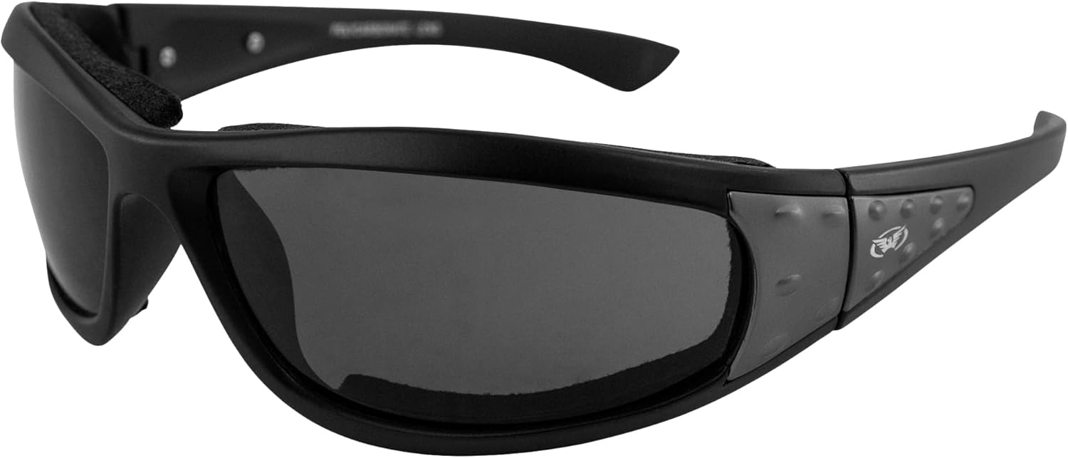 

Солнцезащитные очки Global Vision Eyewear Viva для женщин, цвет «оружейная сталь», с мягкой подкладкой из пеноматериала, дымчатые линзы, черная оправа, подходят для маленьких лиц, Smoke