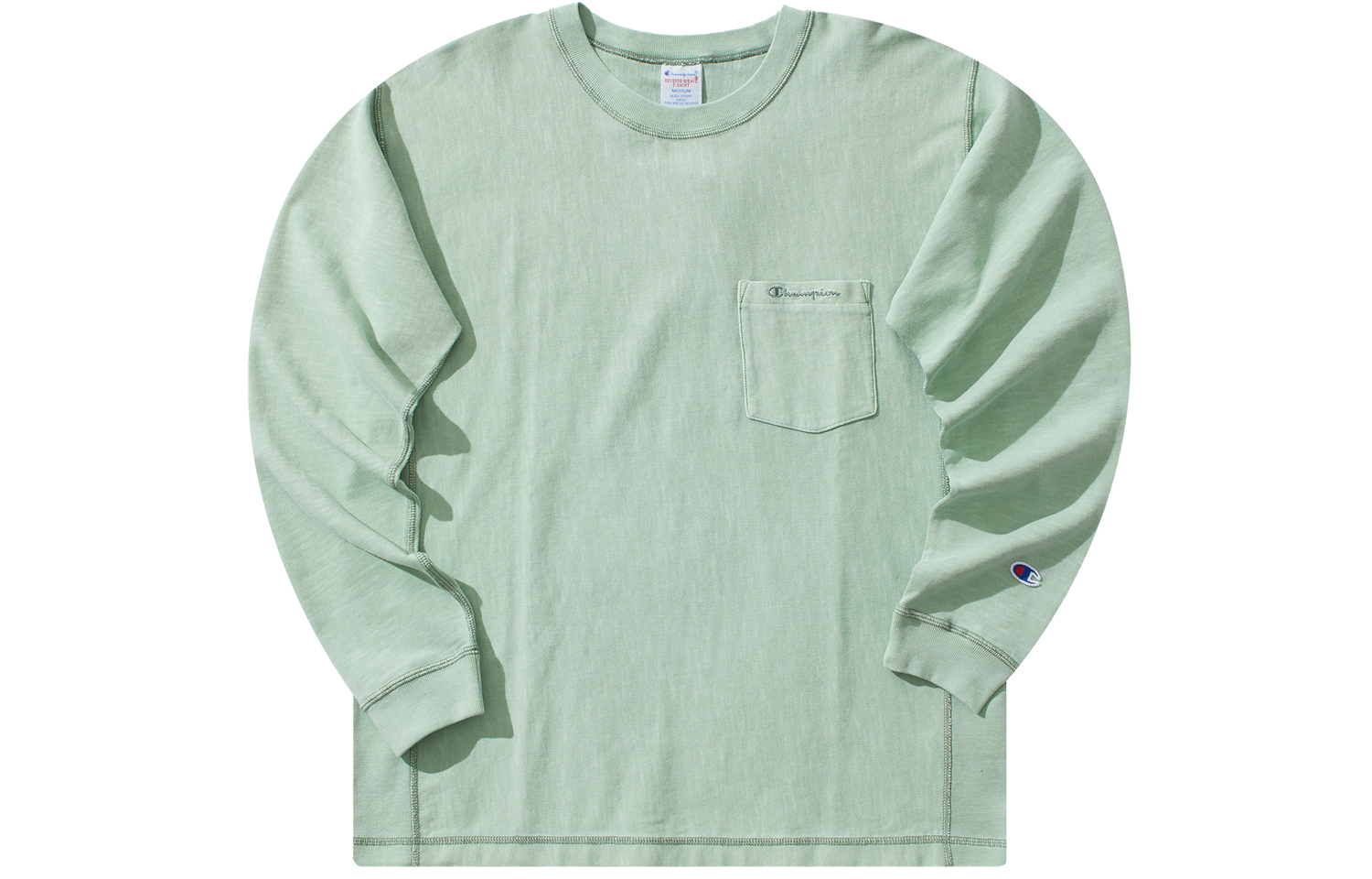 

Футболка с длинными рукавами Японская версия Unisex Champion, Светло-коричневая