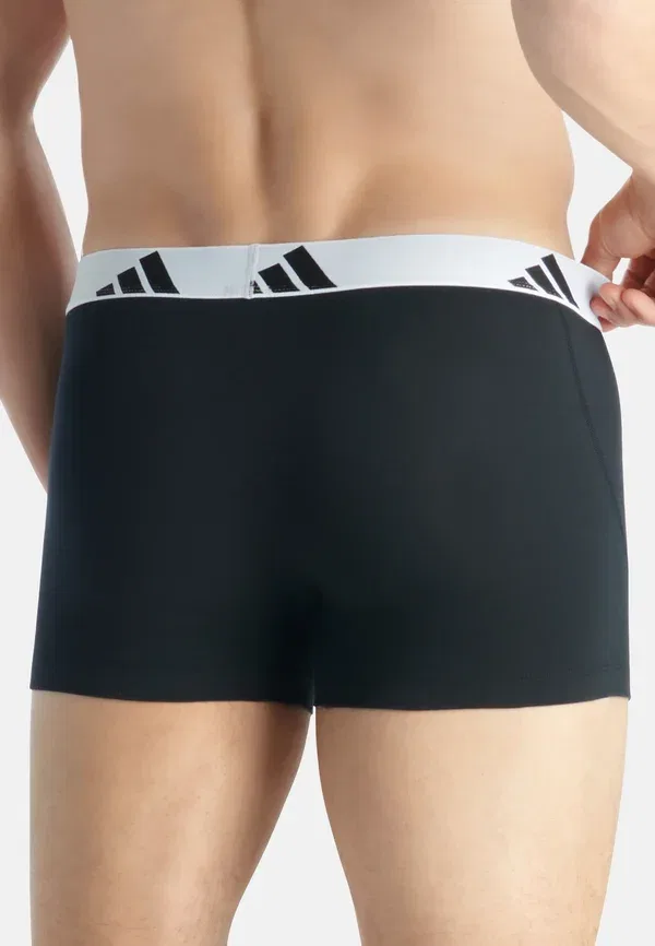 Трусы Adidas Sportswear Retro 10er Pack Active Flex Trunks, белый, черный, серый — фото 3