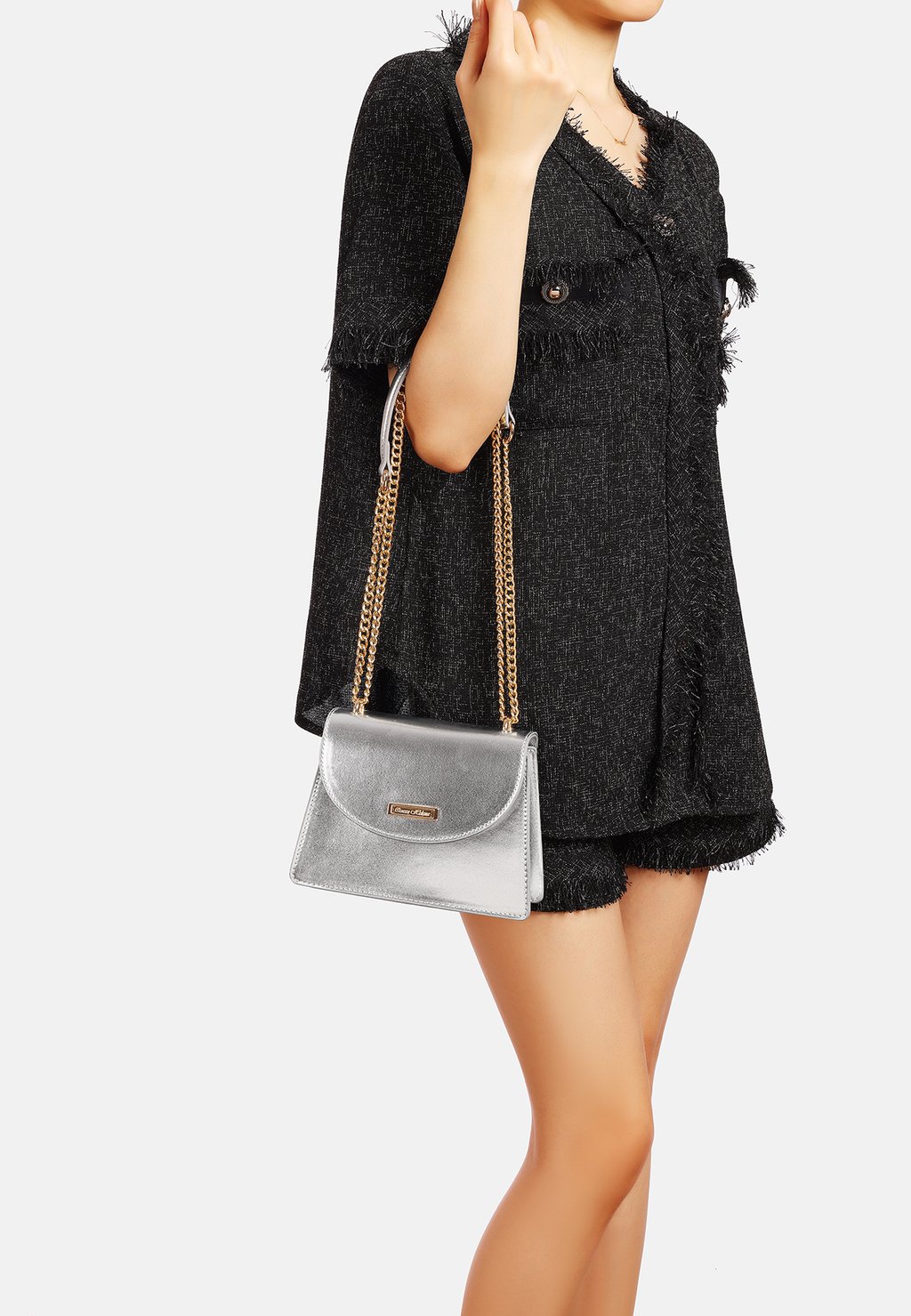 

Сумка через плечо Queen Helena, серебряный