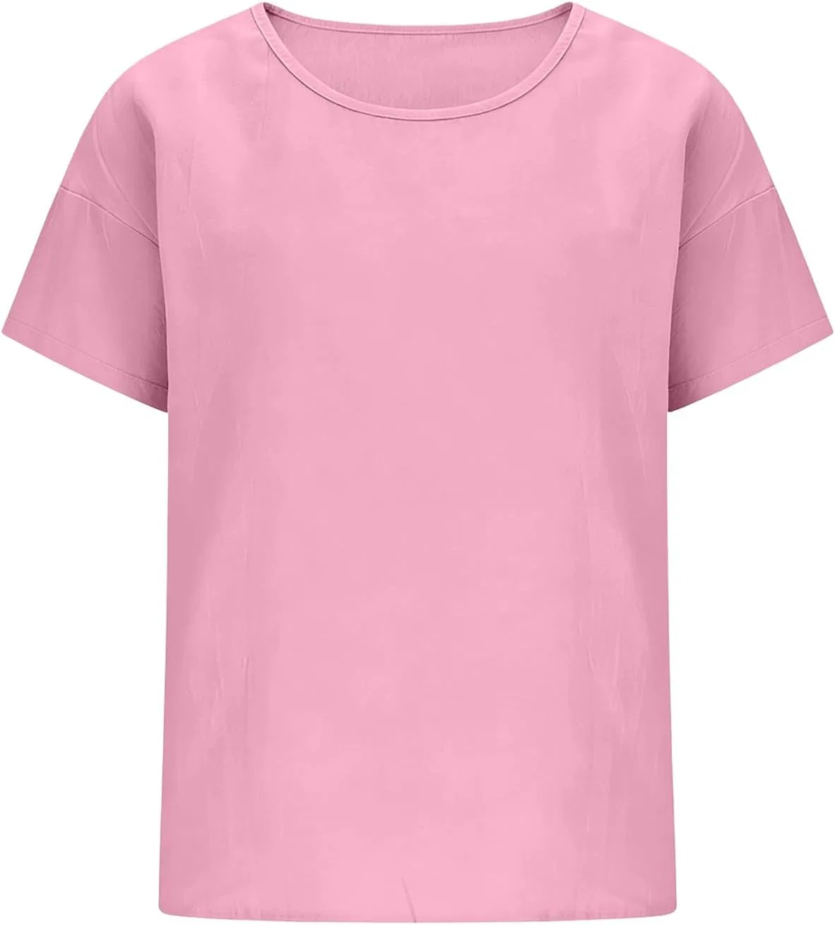 Блуза с китайским воротником, свободная, из коллекции Linen Shirts for Women, красный — фото 3
