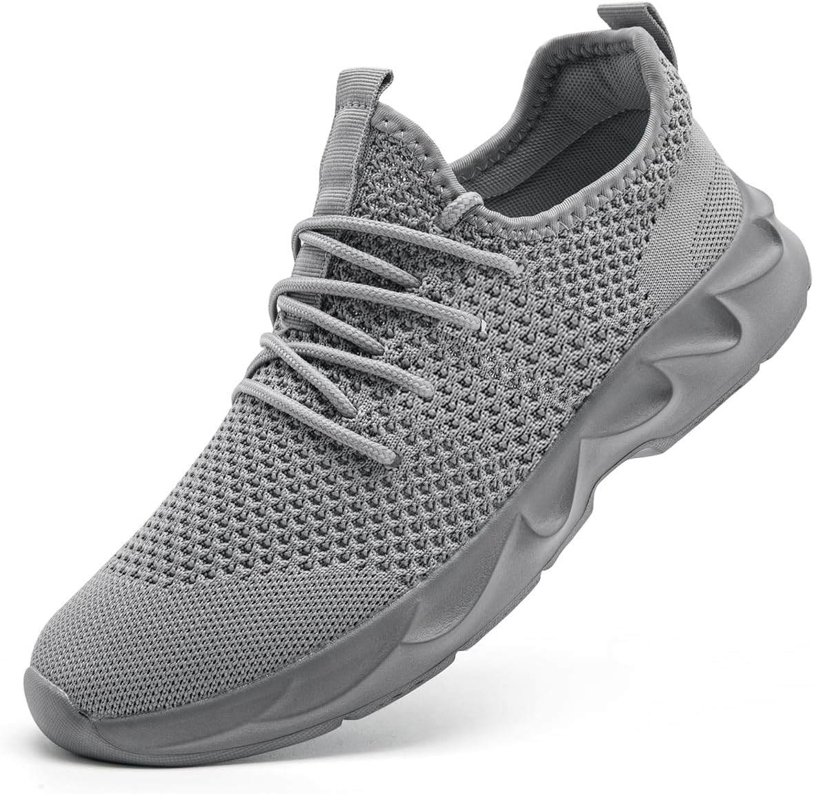 

Мужские кроссовки для бега, работы и прогулок, спортивные повседневные теннисные, для тренировок в зале и на улице, легкие, удобные, для фитнеса, модные спортивные кроссовки для мужчин Xkowuo, серый