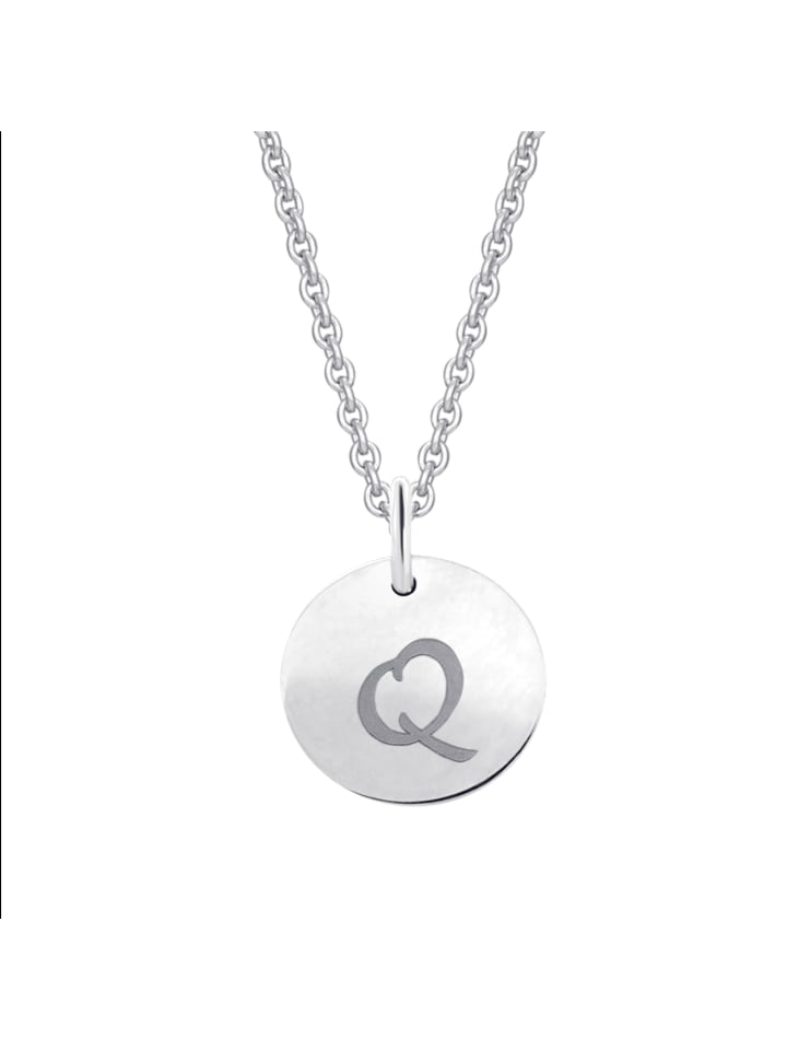 

ONE ELEMENT Подвеска в виде буквы Q из белого золота 333 пробы, диаметр 11,0 мм, в серебряной оправе