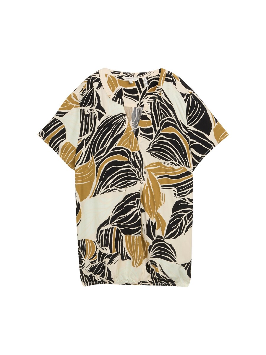 

Блуза Tom Tailor Women +, кремовый/темно-бежевый